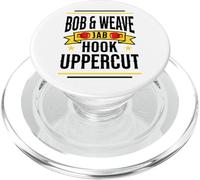 Bob and Weave Jab Hook Uppercut Boxer Términos Divertido Boxeo PopSockets PopGrip para MagSafe
