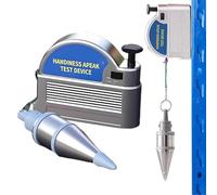 Bob de plomo con cuerda, bob de implantación retráctil - Herramienta de plomo a plomo de piojo magnético con cuerda,Herramienta de retroceso automático 19.69ft, herramientas de medición y diseño para