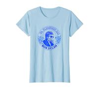 Bob Dylan Mr. Pandereta Oficial Camiseta, Mujer, Azul Bebé, 3XL