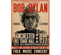 Bob Dylan Póster en vivo del Manchester Free Trade Hall 1966