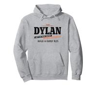 Bob Dylan - Saber lo Que Quiero Sudadera con Capucha, Unisex para Adultos, Gris Jaspeado, L