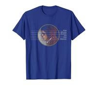 Bob Dylan - Sangre en Las Pistas Camiseta, Hombre, Azul Real, M