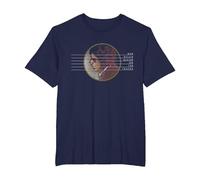 Bob Dylan - Sangre en Las Pistas Camiseta, Hombre Tallas Grandes, Azul Marino, 4X Alto