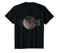 Bob Dylan - Sangre en Las Pistas Camiseta, Niños, Negro, 12 años