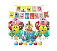 Bob Esponja Arco de globos para fiestas infantiles - Happy Birthday party