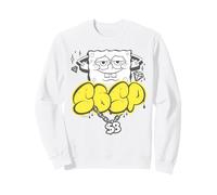 Bob Esponja Bling Diamante Oro Logo Hip Hop Rap Stencil Icono Sudadera