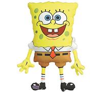 Amscan International- Supershape Foil Balloon with Spongebob Square Pants Design-1 Pc. Bob Esponja Globo, Color amarillo, Large (6398901)