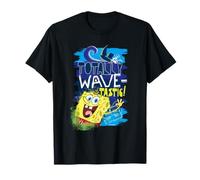 Bob Esponja Pantalones Cuadrados 90s Surf Olas Verano Diversión Deportes Retro Camiseta