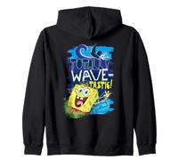 Bob Esponja Pantalones Cuadrados 90s Surf Olas Verano Diversión Deportes Retro Sudadera con Capucha