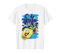 Bob Esponja Pantalones Cuadrados 90s Surf Olas Verano Diversión Retro Deportes Camiseta