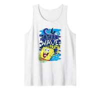 Bob Esponja Pantalones Cuadrados 90s Verano Surf Olas Divertidos Regalos Retro Camiseta sin Mangas