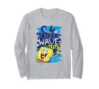 Bob Esponja Pantalones Cuadrados 90s Verano Surf Olas Divertidos Regalos Retro Manga Larga