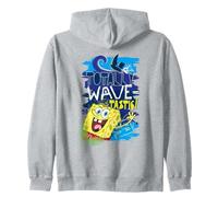 Bob Esponja Pantalones Cuadrados 90s Verano Surf Olas Divertidos Regalos Retro Sudadera con Capucha