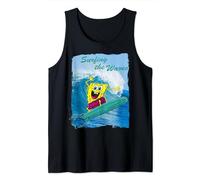 Bob Esponja Pantalones Cuadrados Bob Esponja Surf Camiseta sin Mangas