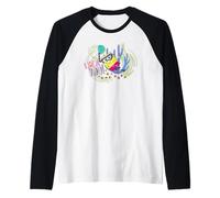 Bob Esponja Pantalones Cuadrados Buceo Deportes de Verano 90s Clásico Camiseta Manga Raglan