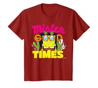Bob Esponja Pantalones Cuadrados Good Times Party Animal 90s Classic Camiseta