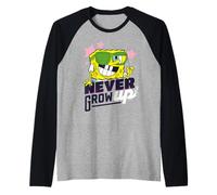 Bob Esponja Pantalones Cuadrados Never Grow Up Cool Shades 90s Classic Camiseta Manga Raglan