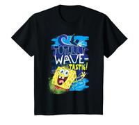 Bob Esponja Pantalones Cuadrados Niños Surf Ondas Diversión Deportes 90s Retro Camiseta
