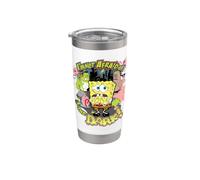 Bob Esponja Pantalones Cuadrados No Tengo Miedo De La Oscuridad! Vaso térmico de acero inoxidable de doble pared