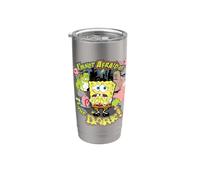 Bob Esponja Pantalones Cuadrados No Tengo Miedo De La Oscuridad! Vaso térmico de acero inoxidable de doble pared