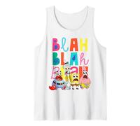 Bob Esponja Pantalones Cuadrados Patrick Crab Calamardo Blah Retro 90s Camiseta sin Mangas