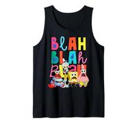 Bob Esponja Pantalones Cuadrados Patrick Crab Squidward Blah 90s Retro Camiseta sin Mangas