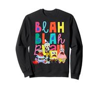 Bob Esponja Pantalones Cuadrados Patrick Crab Squidward Blah 90s Retro Sudadera