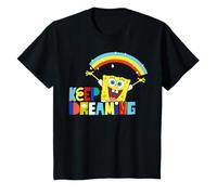 Bob Esponja Pantalones Cuadrados Soñando Positivo Vibes Diversión 90s Retro Camiseta