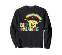 Bob Esponja Pantalones Cuadrados Soñando Positivo Vibes Diversión 90s Retro Sudadera
