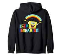 Bob Esponja Pantalones Cuadrados Soñando Positivo Vibes Diversión 90s Retro Sudadera con Capucha