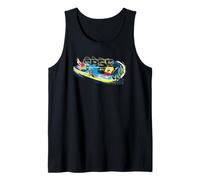 Bob Esponja Pantalones Cuadrados Surf Wave Riding Style 90s Fun Artwork Camiseta sin Mangas