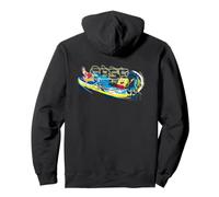 Bob Esponja Pantalones Cuadrados Surf Wave Riding Style 90s Fun Artwork Sudadera con Capucha