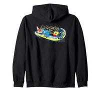 Bob Esponja Pantalones Cuadrados Surf Wave Riding Style 90s Fun Artwork Sudadera con Capucha