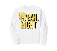 Bob Esponja Pantalones Cuadrados Yeah Right Cartoon TV Show 90s Classic Sudadera