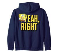 Bob Esponja Pantalones Cuadrados Yeah Right Cartoon TV Show 90s Classic Sudadera con Capucha