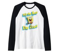 Bob Esponja Squarepants ¡Es el Mejor día de la Historia! Camiseta Manga Raglan