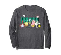 Bob Esponja Squarepants Personajes Pose Friend Fun 90s Classic Manga Larga