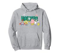 Bob Esponja Squarepants Personajes Pose Friend Fun Classic 90s Sudadera con Capucha