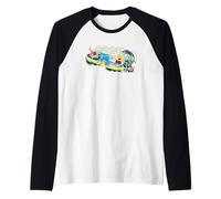 Bob Esponja Squarepants Pro Boarder Wave Rider Fun 90s Classic Camiseta Manga Raglan
