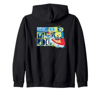 Bob Esponja Squarepants Pro Jet Ski Ride Retro 90s Sports LOL Sudadera con Capucha