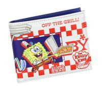 Bob Esponja Squarepants The Krusty Krab Fresh Off The Grill - Cartera plegable con ranuras para tarjetas de identificación y funda para billetes