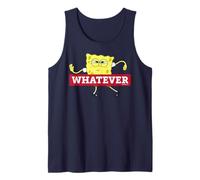 Bob Esponja Squarepants Whatever Carefree Vibes Fun 90s Retro Camiseta sin Mangas