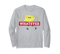 Bob Esponja Squarepants Whatever Carefree Vibes Fun Retro 90s Manga Larga