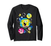Bob Esponja Squarepants Y Co En Burbujas Manga Larga