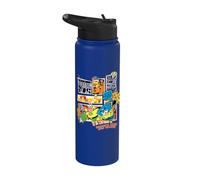 Bob Esponja Squarepants y sus amigos Superhéroes Stainless Steel Insulated Water Bottle