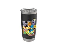 Bob Esponja Squarepants y sus amigos Superhéroes Vaso térmico de acero inoxidable de doble pared