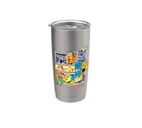 Bob Esponja Squarepants y sus amigos Superhéroes Vaso térmico de acero inoxidable de doble pared