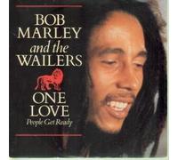 BOB MARLEY AND THE WAILERS - ONE LOVE 7" (45) UK TUFF GONG 1984 B/W SO MUCH TROUBLE IN THE WORLD (TGX1) PIC SLEEVE