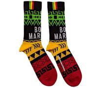 Bob Marley - Calcetines Press Play para Adultos Unisex (40,5 EU, 45,5 EU) (Multicolor)