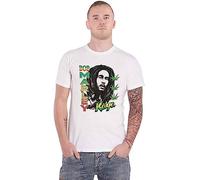 Bob Marley - Camiseta Kaya Ilustración para Adultos Unisex (XXL) (Blanco)